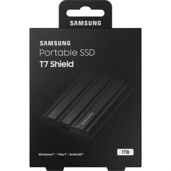 Samsung Portable SSD T7 Shield 1TB USB-C 3.1 Black MU-PE1T0S - Image 7