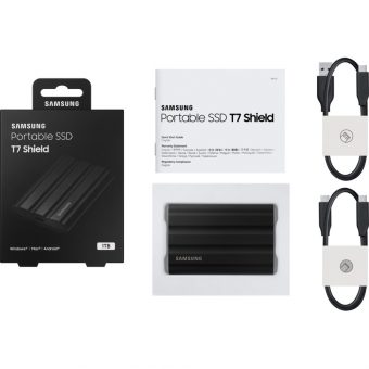 Samsung Portable SSD T7 Shield 1TB USB-C 3.1 Black MU-PE1T0S - Image 11