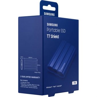 Samsung Portable SSD T7 Shield 2TB USB-C 3.1 Blue MU-PE2T0R - Image 10