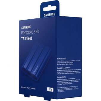 Samsung Portable SSD T7 Shield 2TB USB-C 3.1 Blue MU-PE2T0R - Image 11