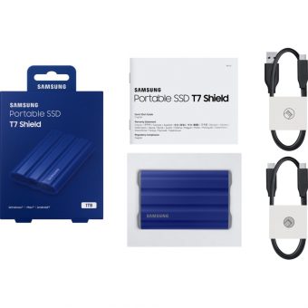 Samsung Portable SSD T7 Shield 2TB USB-C 3.1 Blue MU-PE2T0R - Image 12