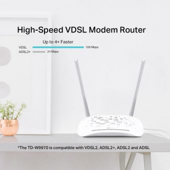 TP-Link 300Mbps Wireless N USB VDSL/ADSL Modem Router TD-W9970 V4 - Image 4