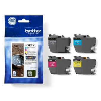 Brother LC-422VAL Ink Value Pack CMYK