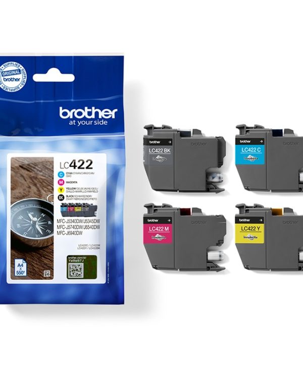 Brother LC-422VAL Ink Value Pack CMYK