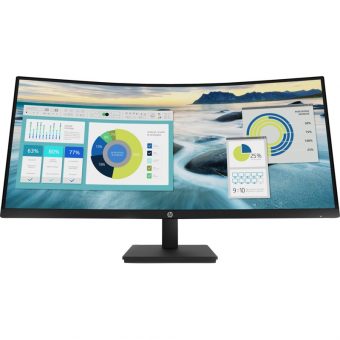 HP P34hc G4 34" WQHD VA Curved Monitor 21Y56AA