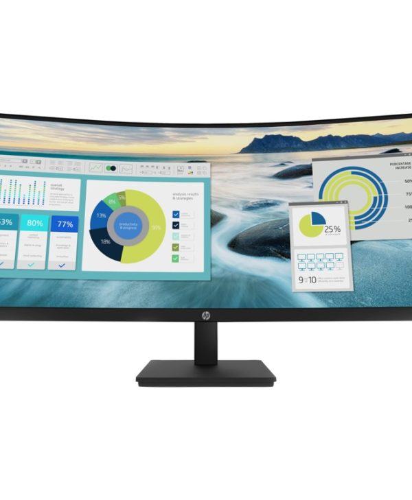 HP P34hc G4 34" WQHD VA Curved Monitor 21Y56AA