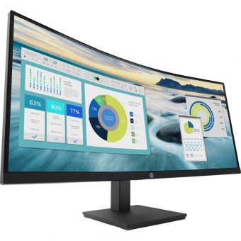 HP P34hc G4 34" WQHD VA Curved Monitor 21Y56AA - Image 2