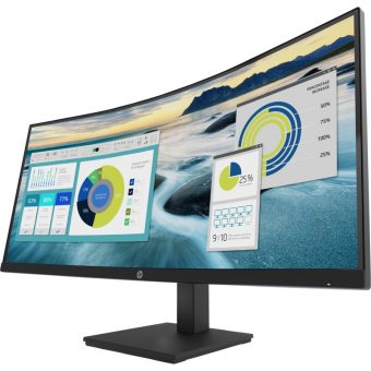 HP P34hc G4 34" WQHD VA Curved Monitor 21Y56AA - Image 3