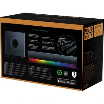 Razer Leviathan V2 RGB Bluetooth Gaming Sound Bar THX Spatial 7.1 RZ05-03920100-R3G1 - Image 8