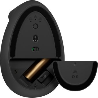 Logitech Lift Left Vertical Ergonomic Wireless Mouse Graphite Black 910-006474 - Image 5