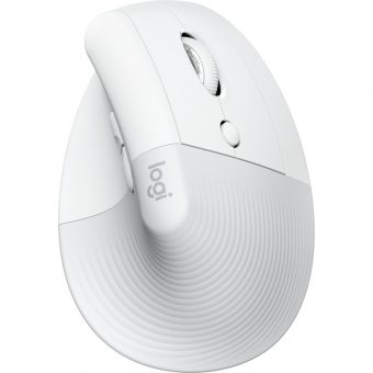 Logitech Lift Vertical Ergonomic Wireless Mouse White 910-006475