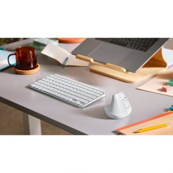 Logitech Lift Vertical Ergonomic Wireless Mouse White 910-006475 - Image 7