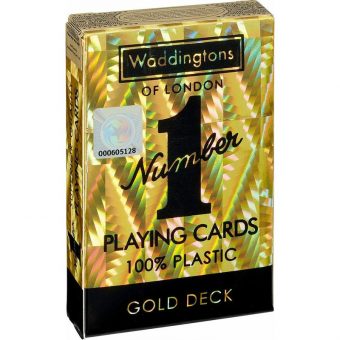Winning Moves: Waddingtons No.1 - Gold Playing Cards 029391