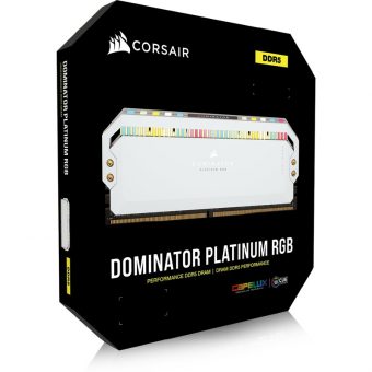 Corsair Dominator Platinum RGB 32GB (2x16GB) 5200MHz DDR5 White CMT32GX5M2B5200C40W - Image 6