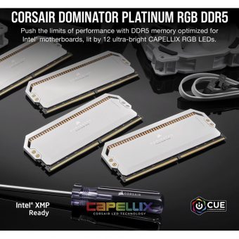 Corsair Dominator Platinum RGB 32GB (2x16GB) 5200MHz DDR5 White CMT32GX5M2B5200C40W - Image 7