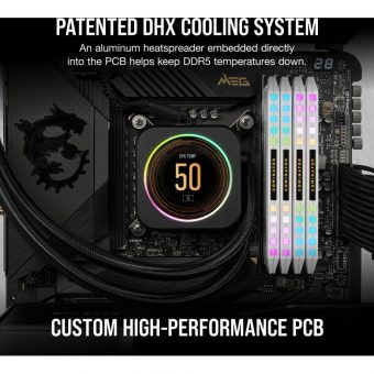 Corsair Dominator Platinum RGB 32GB (2x16GB) 5200MHz DDR5 White CMT32GX5M2B5200C40W - Image 10