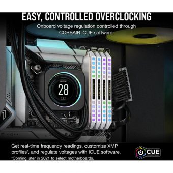 Corsair Dominator Platinum RGB 32GB (2x16GB) 5200MHz DDR5 White CMT32GX5M2B5200C40W - Image 11