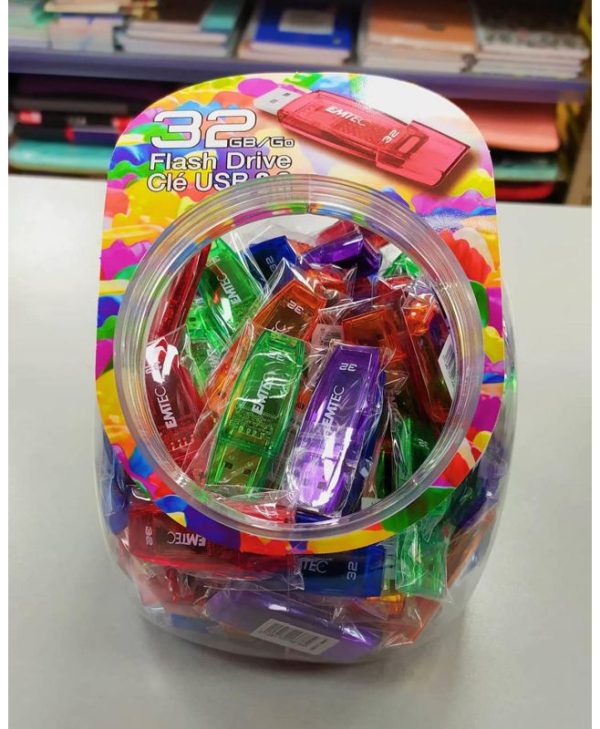 Emtec C410 32GB USB2.0 Candy Jar 80pcs ECMMD32GC410JAR80
