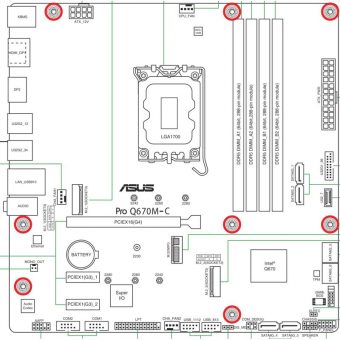 Asus Pro Q670M-C/CSM 90MB19E0-M0EAYC - Image 8