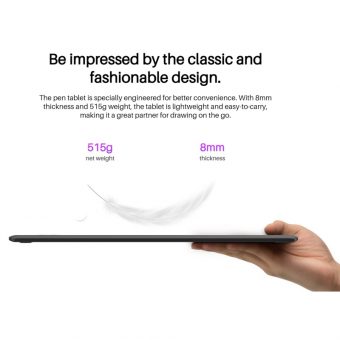 Huion Inspiroy H610X Pen Tablet Black 6930444802158 - Image 2