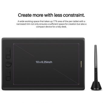 Huion Inspiroy H610X Pen Tablet Black 6930444802158 - Image 3