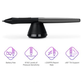 Huion Inspiroy H610X Pen Tablet Black 6930444802158 - Image 8