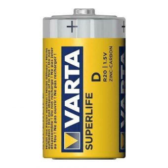 Varta Superlife R20 D Zinc battery pack of 2pcs  4008496556342 - Image 2