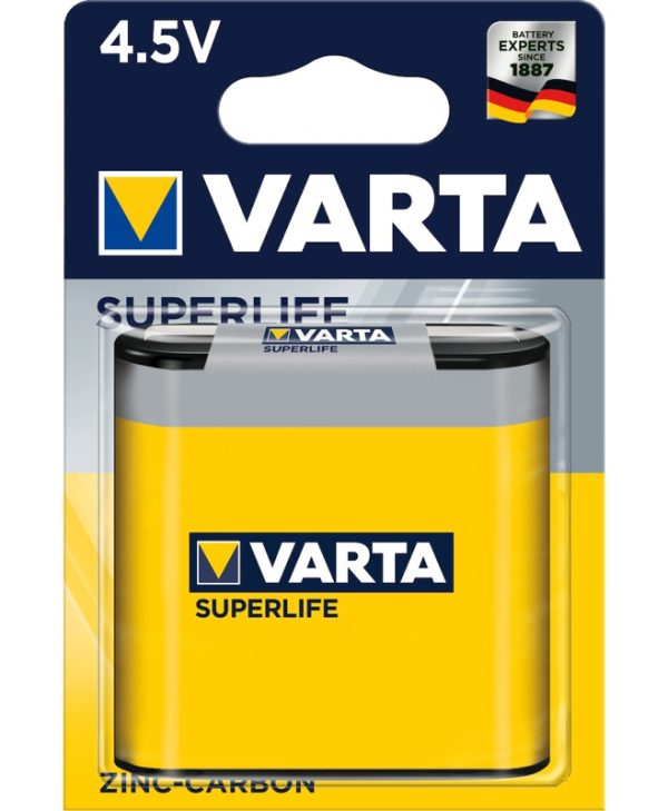 Varta Superlife 3R12 Zinc Battery 4.5V 1Pc 4008496556380