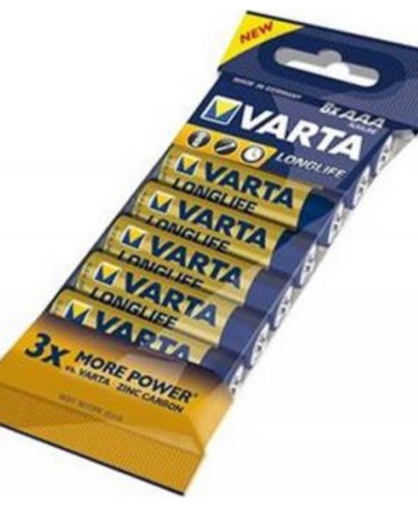 Varta Longlife AAA Alcaline battery pack of 8pcs 4008496744688
