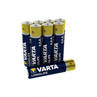 Varta Longlife AAA Alcaline battery pack of 8pcs 4008496744688 - Image 2