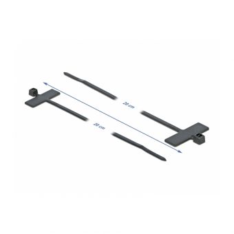 Delock Cable Tie with Label Tap 200x2.5mm Black 10Pcs 18959 - Image 2