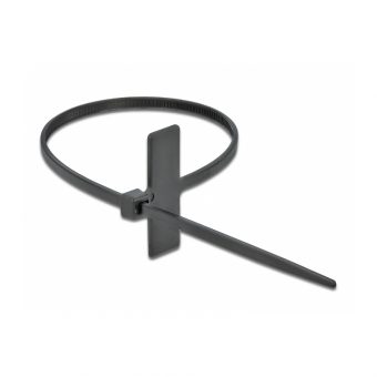 Delock Cable Tie with Label Tap 200x2.5mm Black 10Pcs 18959 - Image 3