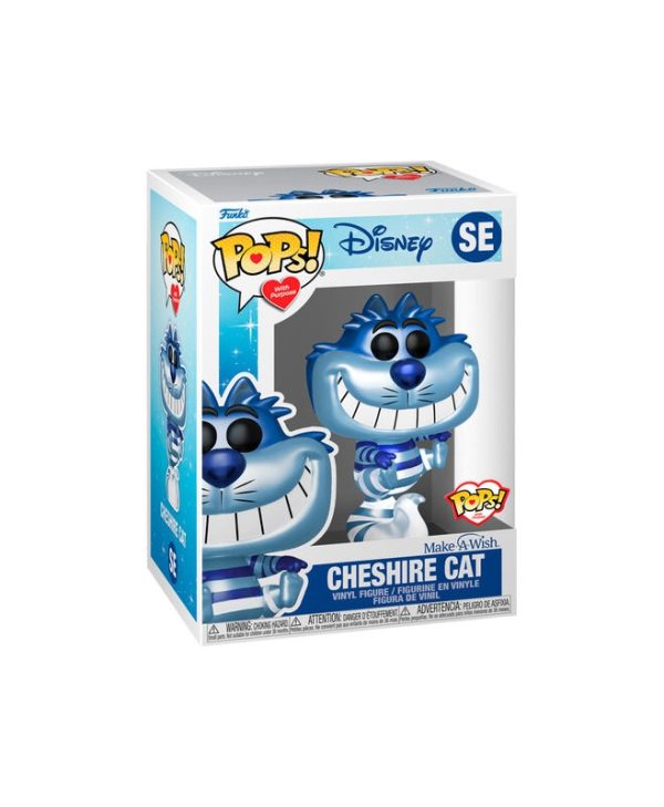 Funko Pops! Disney: Cheshire Cat (Metallic) - With Purpose M.A.Wish #SE Vinyl Figure 889698636698