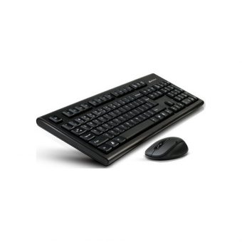 A4Tech 7100N Wireless Desktop Combo US Layout Black A4TKLA41220