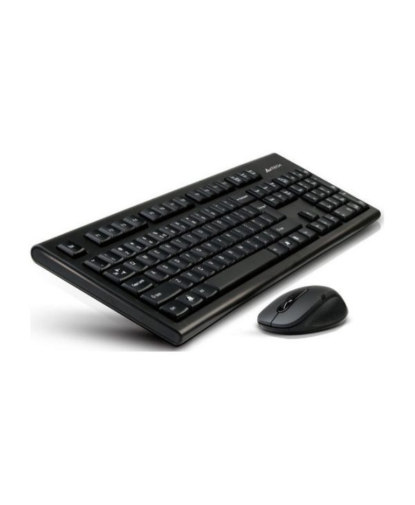 A4Tech 7100N Wireless Desktop Combo US Layout Black A4TKLA41220
