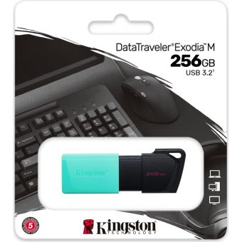 Kingston DT Exodia M 256GB USB 3.2 Black/Green DTXM/256GB - Image 6