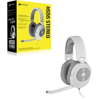 Corsair HS55 Wired Gaming Headset White CA-9011261-EU - Image 4