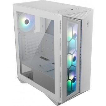 MSI MPG Gungnir 110R Midi Tower Tempered Glass White 306-7G10W21-W57