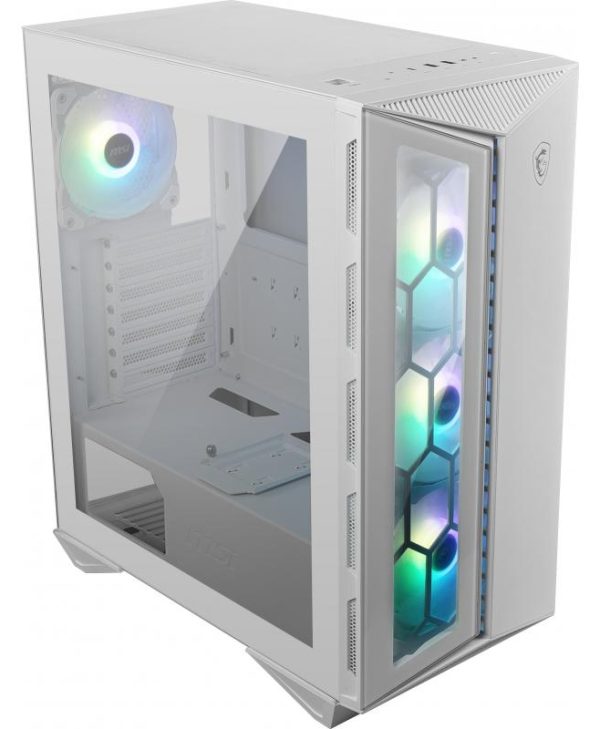 MSI MPG Gungnir 110R Midi Tower Tempered Glass White 306-7G10W21-W57