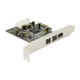 DeLock Adapter PCIe FireWire 800/400 Expansion Card 89153