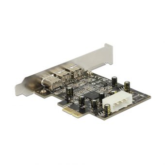 DeLock Adapter PCIe FireWire 800/400 Expansion Card 89153 - Image 2