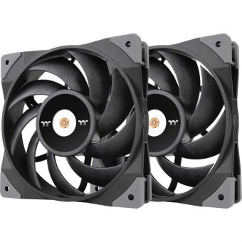 Thermaltake ToughFan 12 Performance 12cm Case Fan Black 2-Pack CL-F082-PL12BL-A