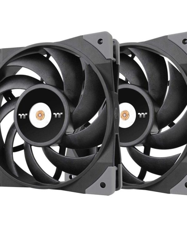 Thermaltake ToughFan 12 Performance 12cm Case Fan Black 2-Pack CL-F082-PL12BL-A