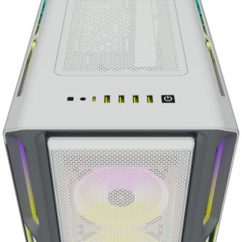 Corsair 5000T RGB Midi Tower Tempered Glass White CC-9011231-WW - Image 4