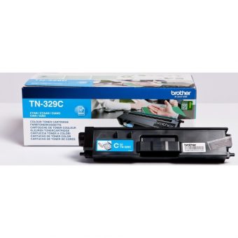 Brother TN-329CTWIN Cyan Toner Cartidge 2-Pack - Image 2
