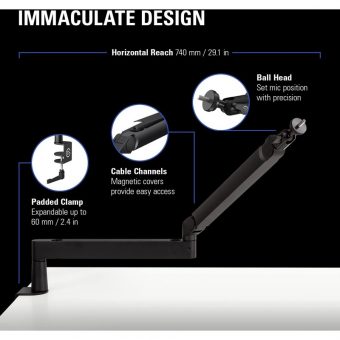 Elgato Wave Mic Arm LP Black 10AAN9901 - Image 9