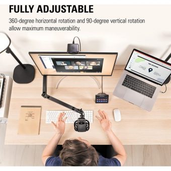 Elgato Wave Mic Arm LP Black 10AAN9901 - Image 11