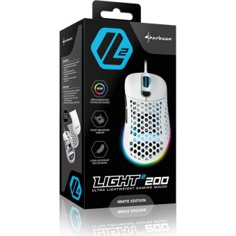 Sharkoon Light² 200 Wired Gaming Mouse White 4044951030460 - Image 9