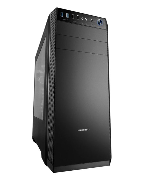 Modecom Oberon Pro Midi-Tower Noise Insulated Glass Black AT-OBERON-PS-10-000000-0002