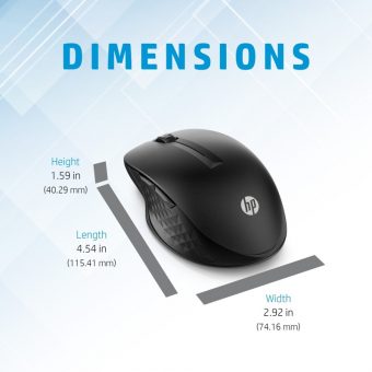 HP 430 Multi-Device Wireless Mouse Black 3B4Q2AA - Image 9